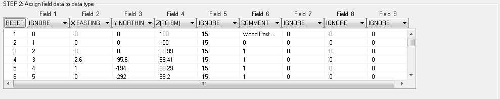 2. STEP #2 DEFINE THE DATA FIELDS